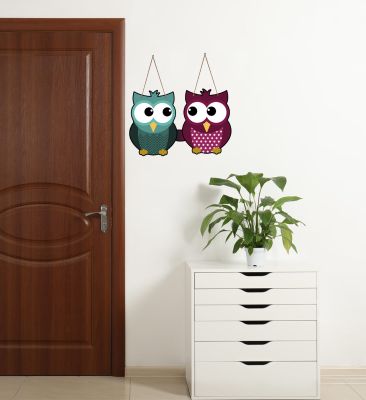 Wooden Cute Bird Wall Hanging For Home Decoration | Decorative Door Hanging | Festive Decor Art Items